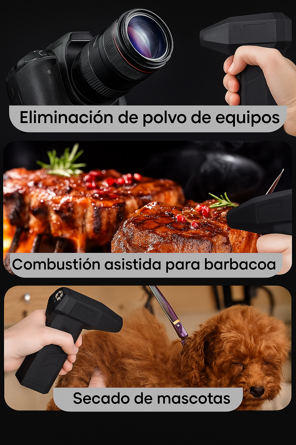 Mini Soplador Turbo Portátil