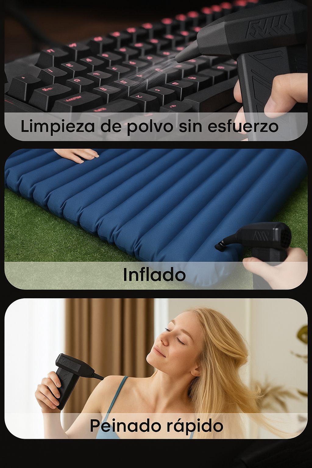 Mini Soplador Turbo Portátil