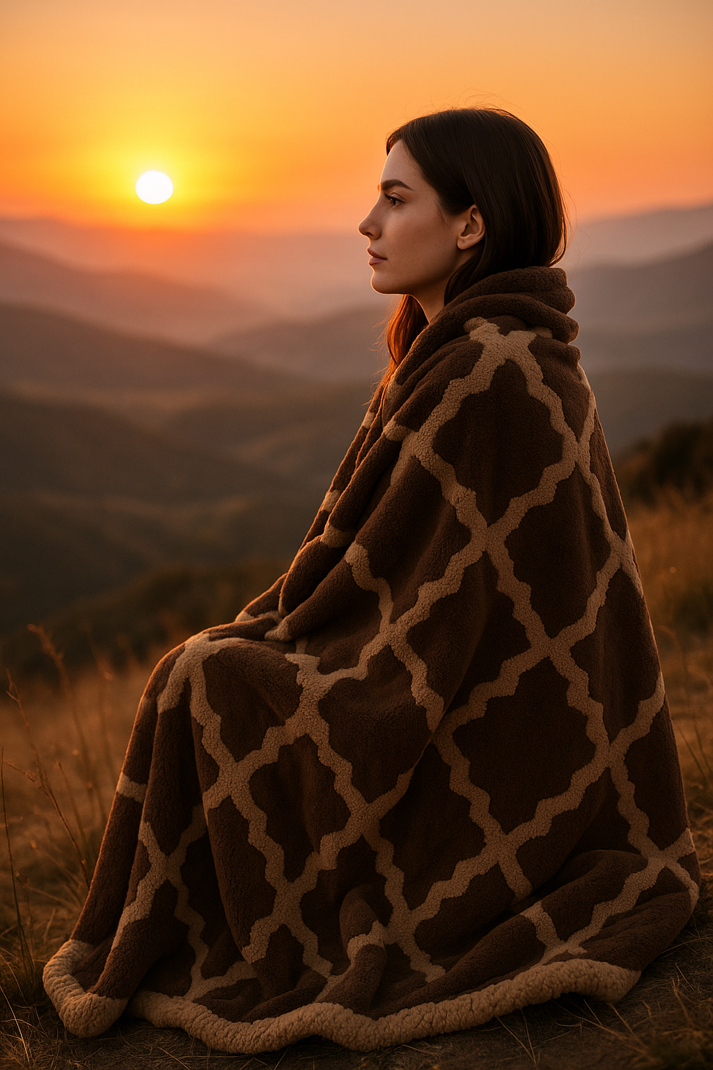 LUJOSAS MANTAS SHERPA CON OVEJERO