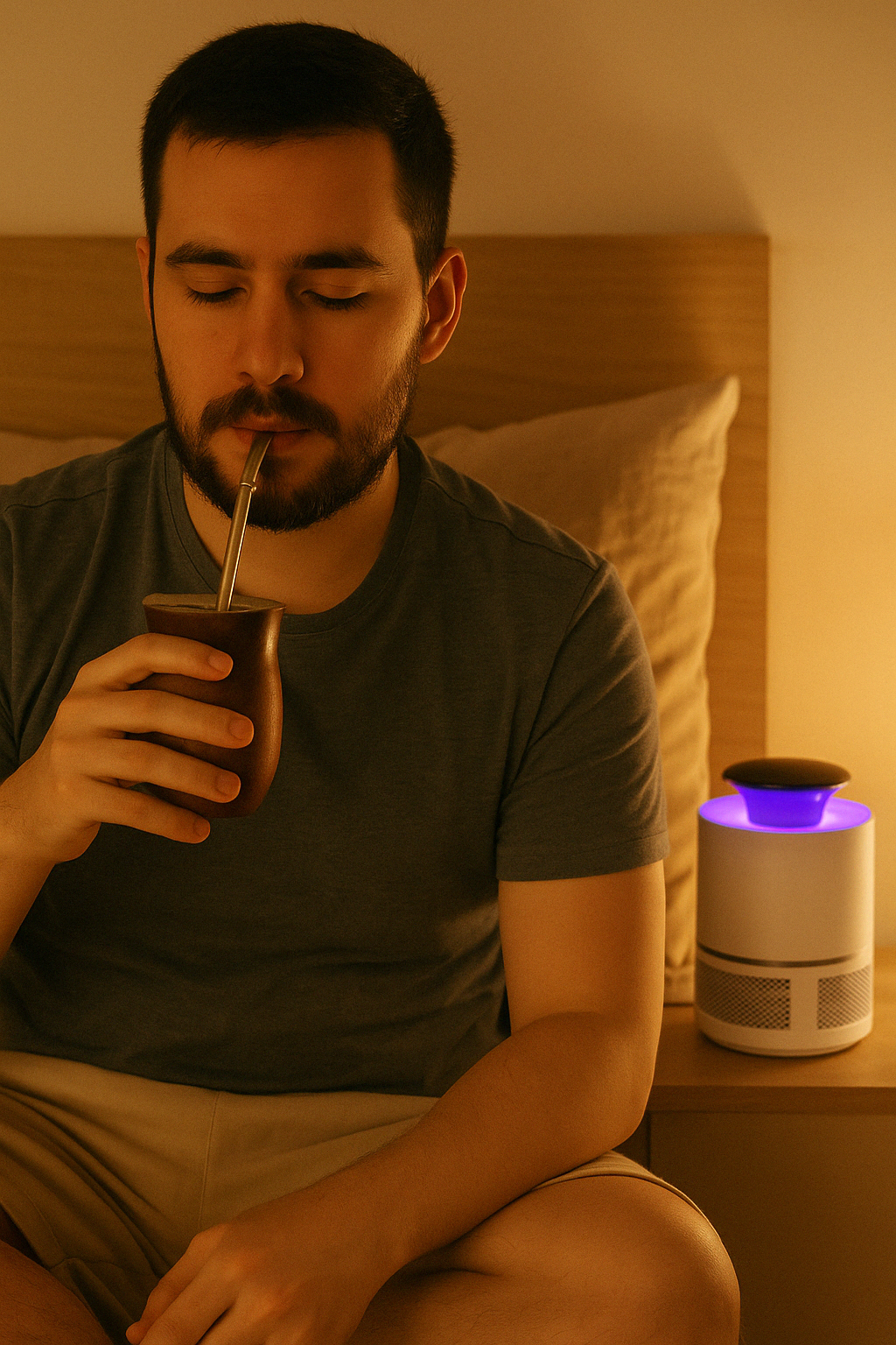 Atrapamosquitos con Luz UV – Protección Eficaz, Silenciosa y Elegante